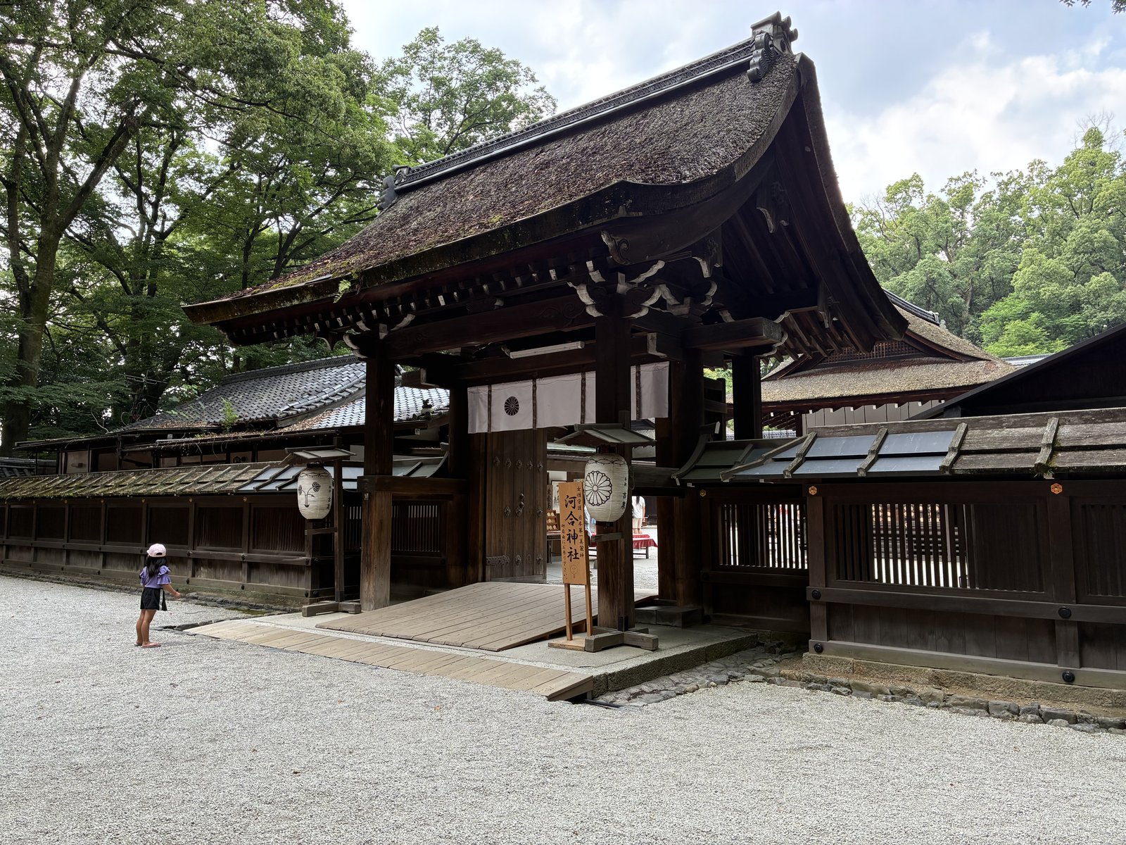 河合神社（下鴨神社 摂社）の門