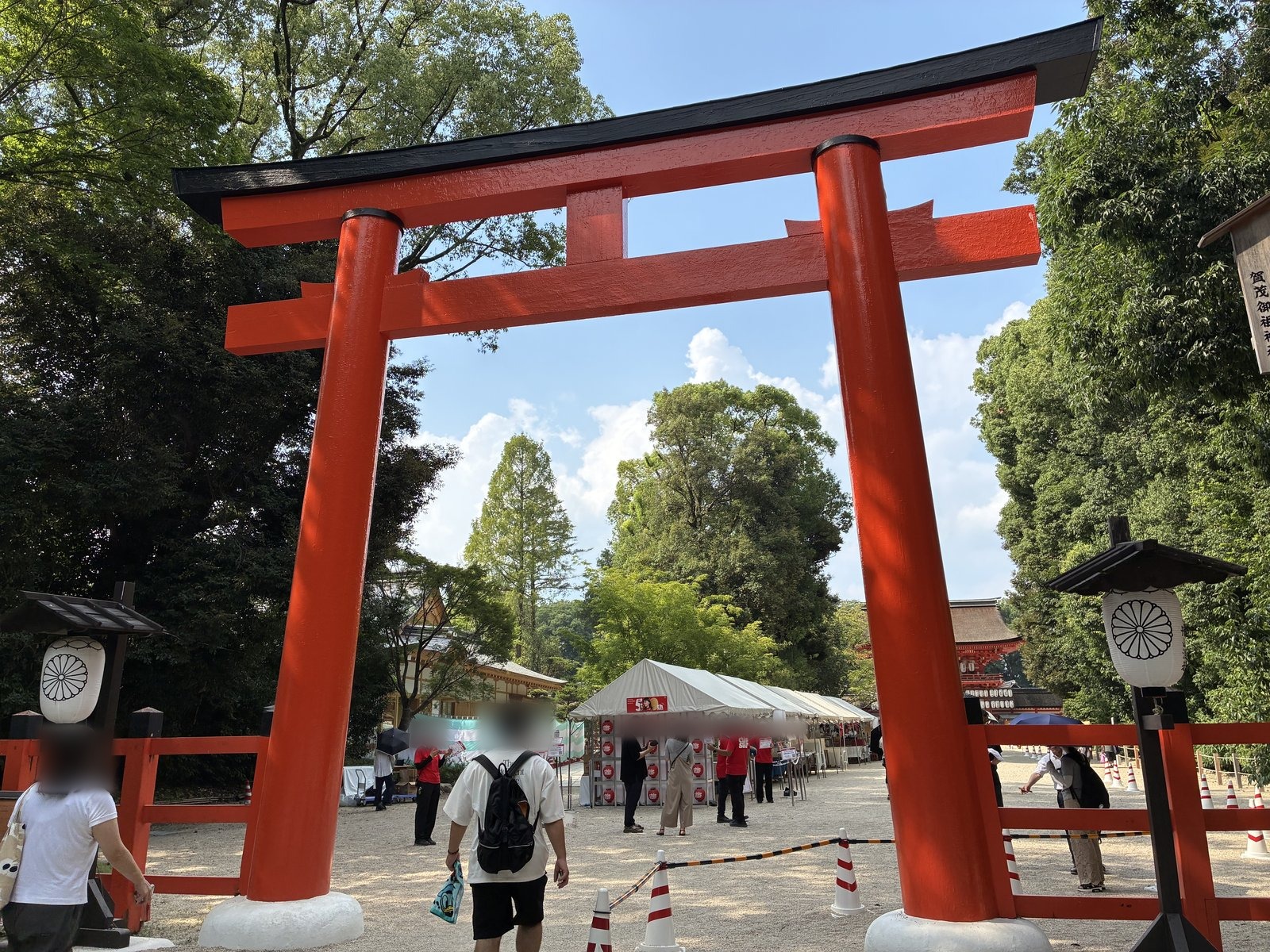 下鴨神社 朱色の大鳥居