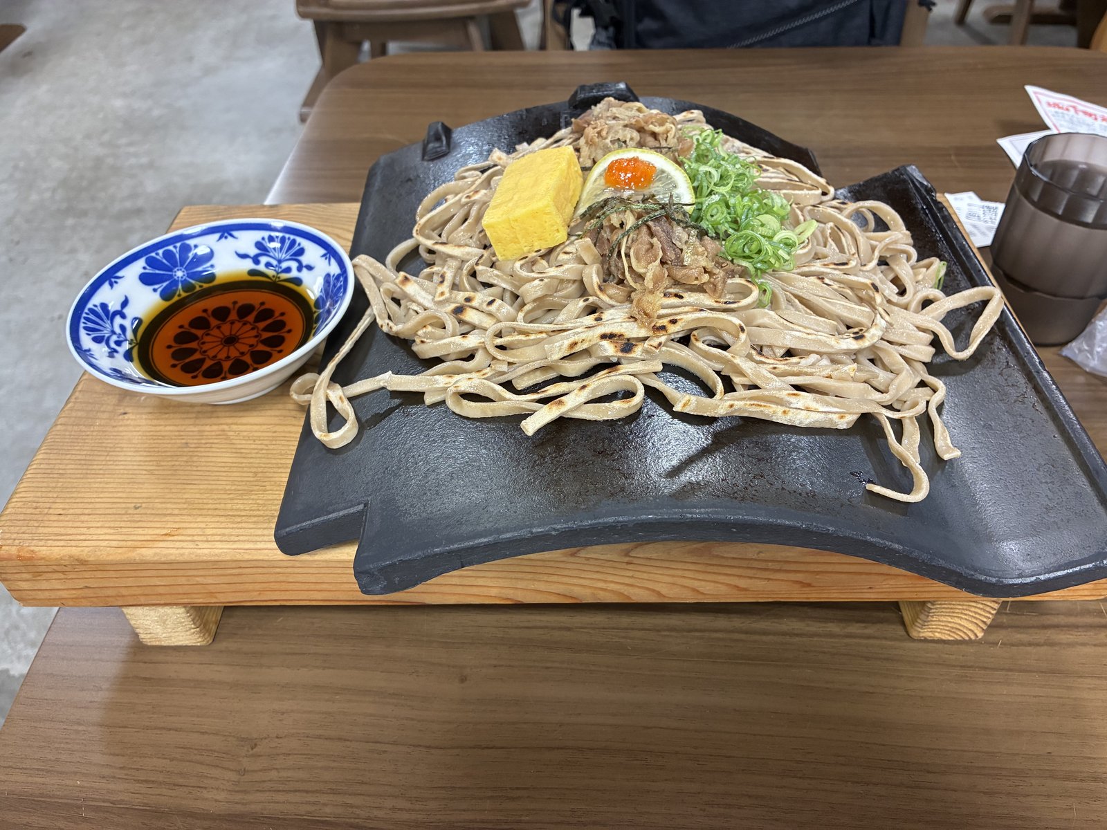 れんこん麺を選んだ瓦そば