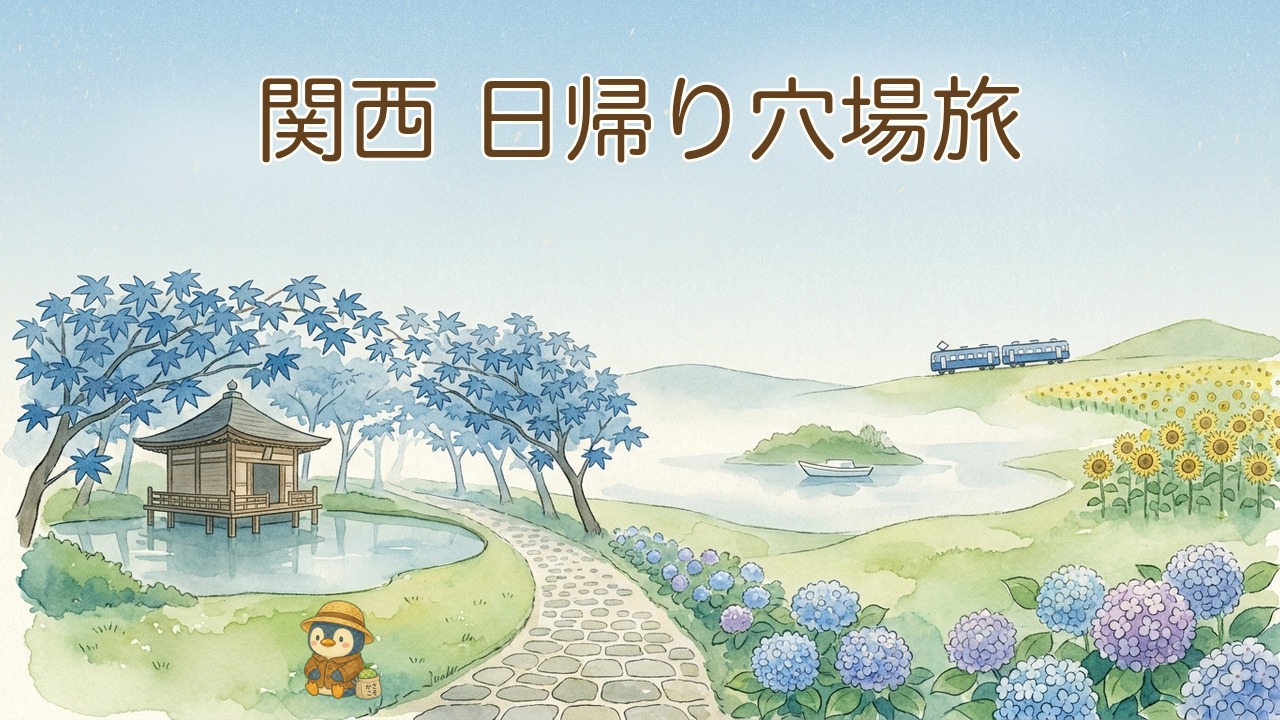 関西の日帰り穴場旅まとめのアイキャッチ